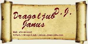 Dragoljub Janus vizit kartica